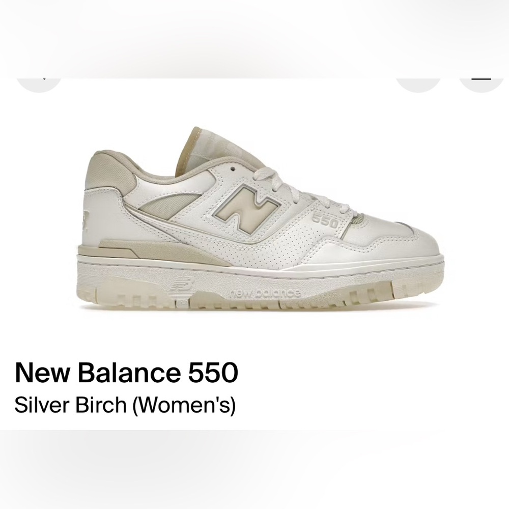 New Balance 550 Women's Shoes - Silver Birch